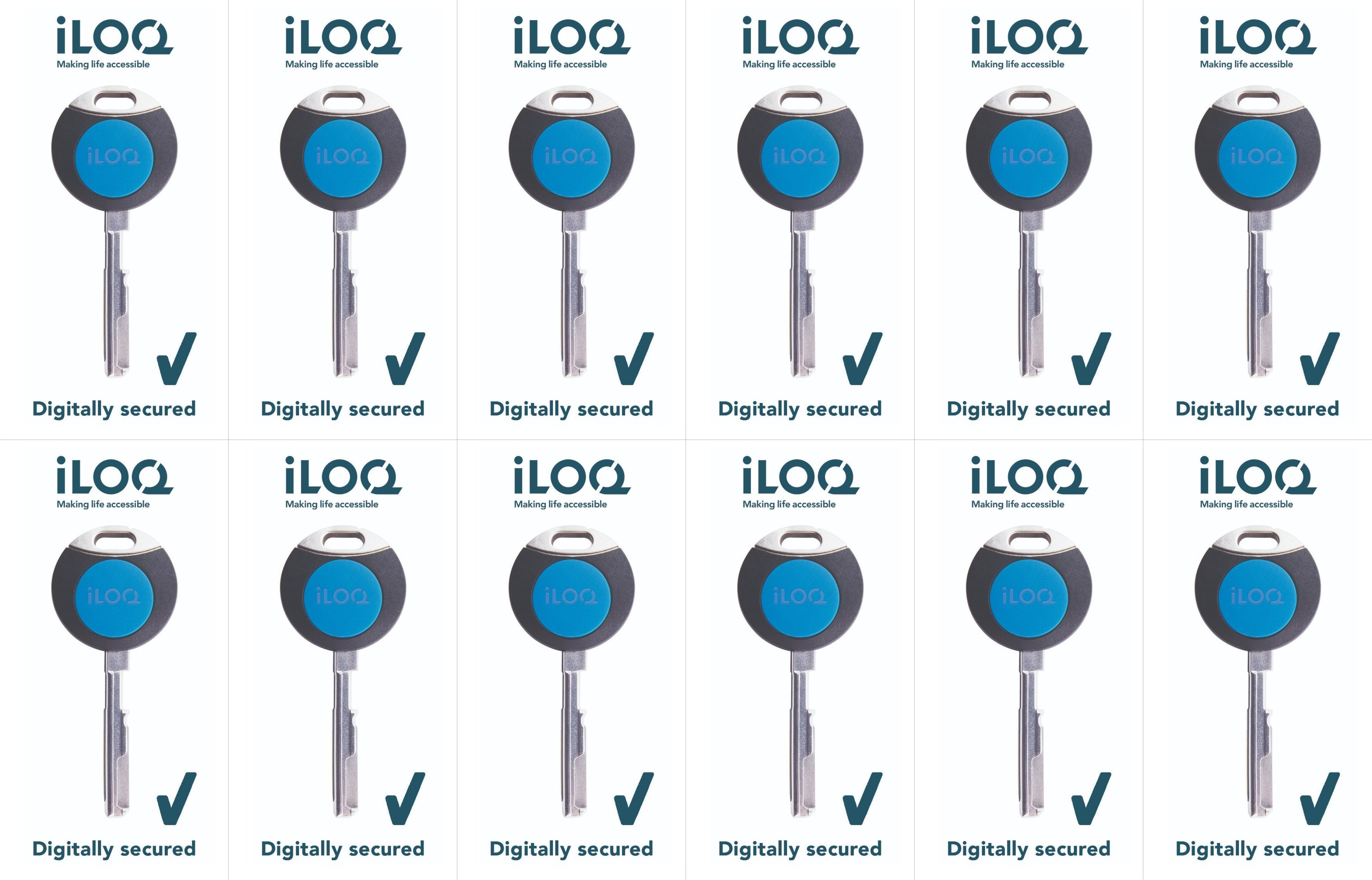 iLOQ Dør sticker K10S.3