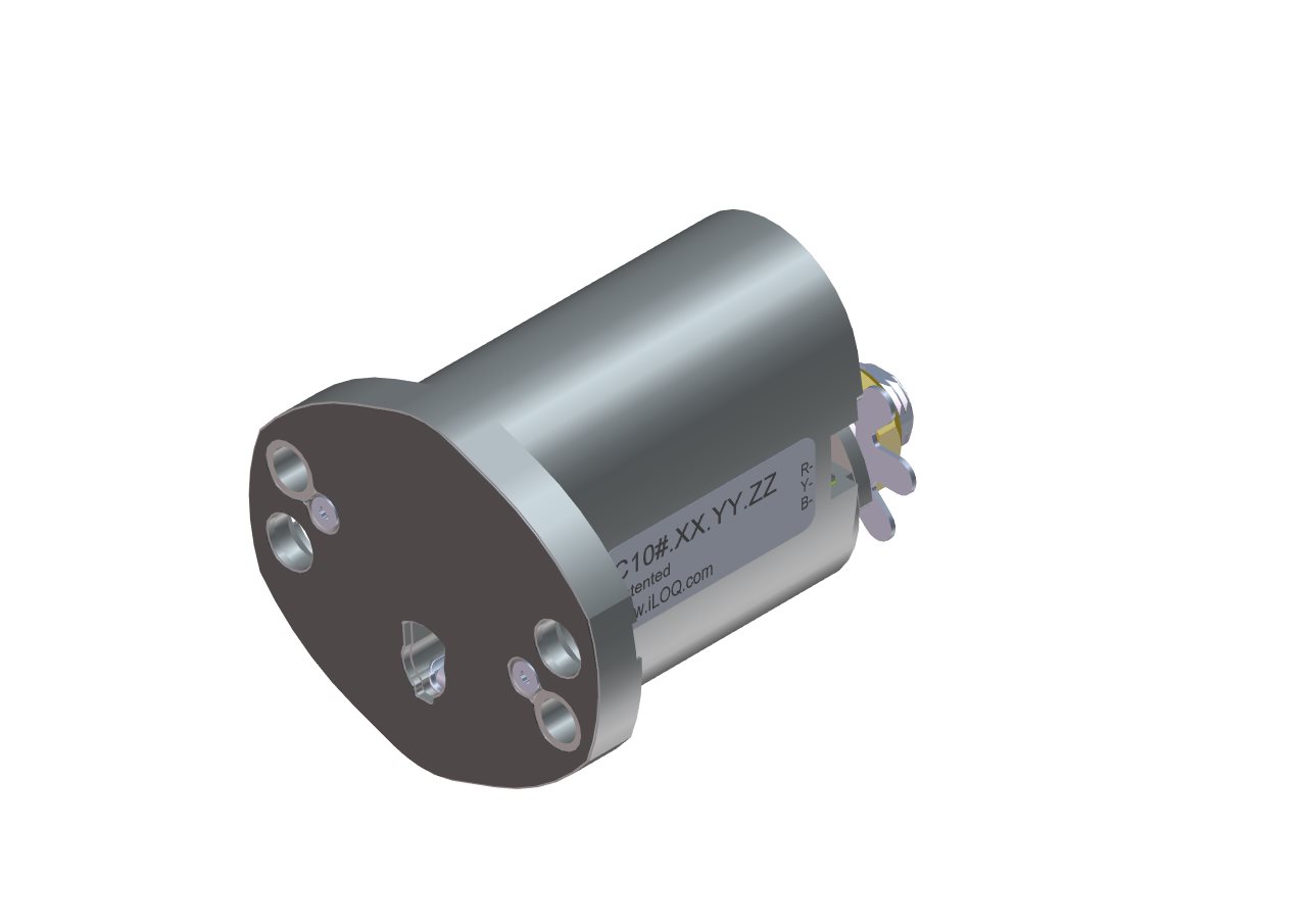 Skabs/postkasse cylinder